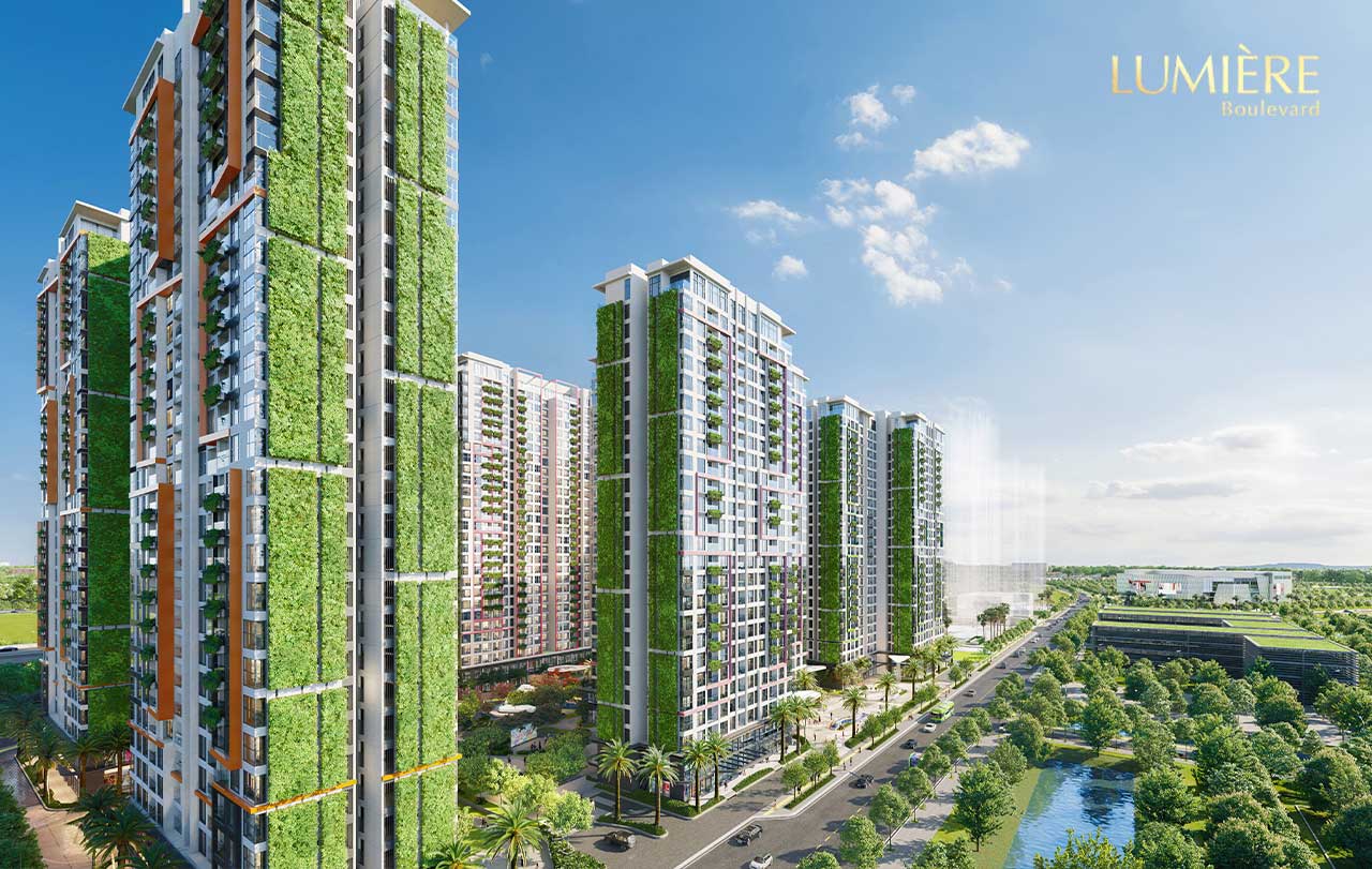 Dự án Masterise Homes - Lumiere Boulevard, Kiến trúc xanh 3D lớn nhất Thành phố Hồ Chí Minh