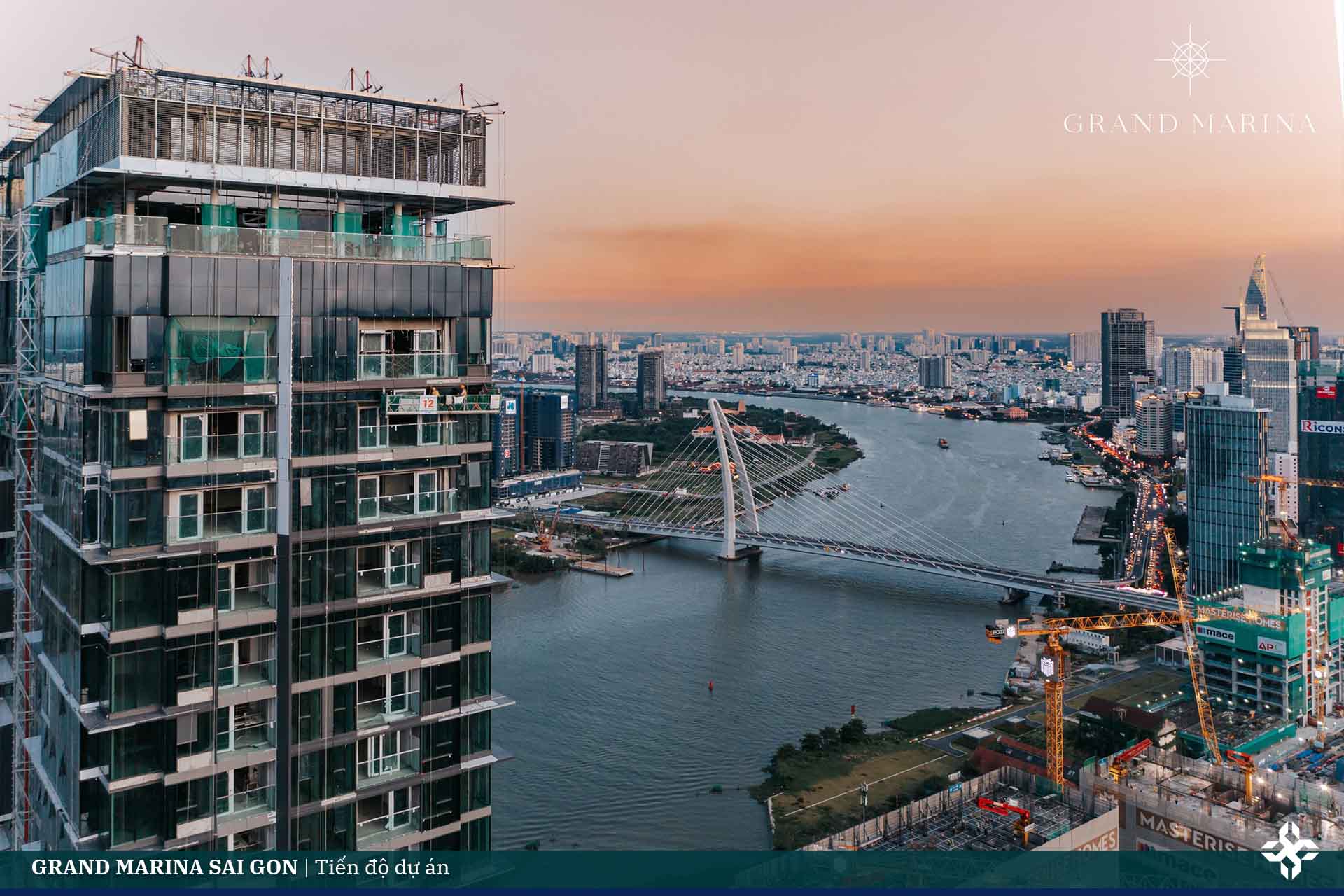 Grand Marina Saigon | Tiến độ dự án căn hộ hàng hiệu Mariott Bason.